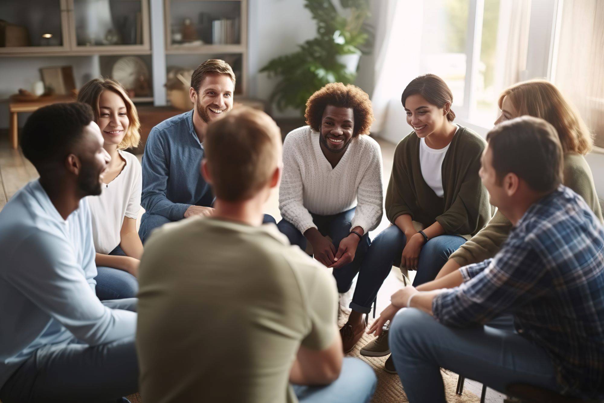 group counseling with division one athletes